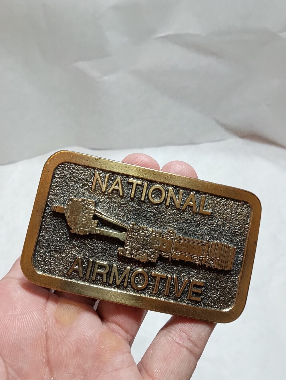 Vintage MetalNational Airmotive Buckle